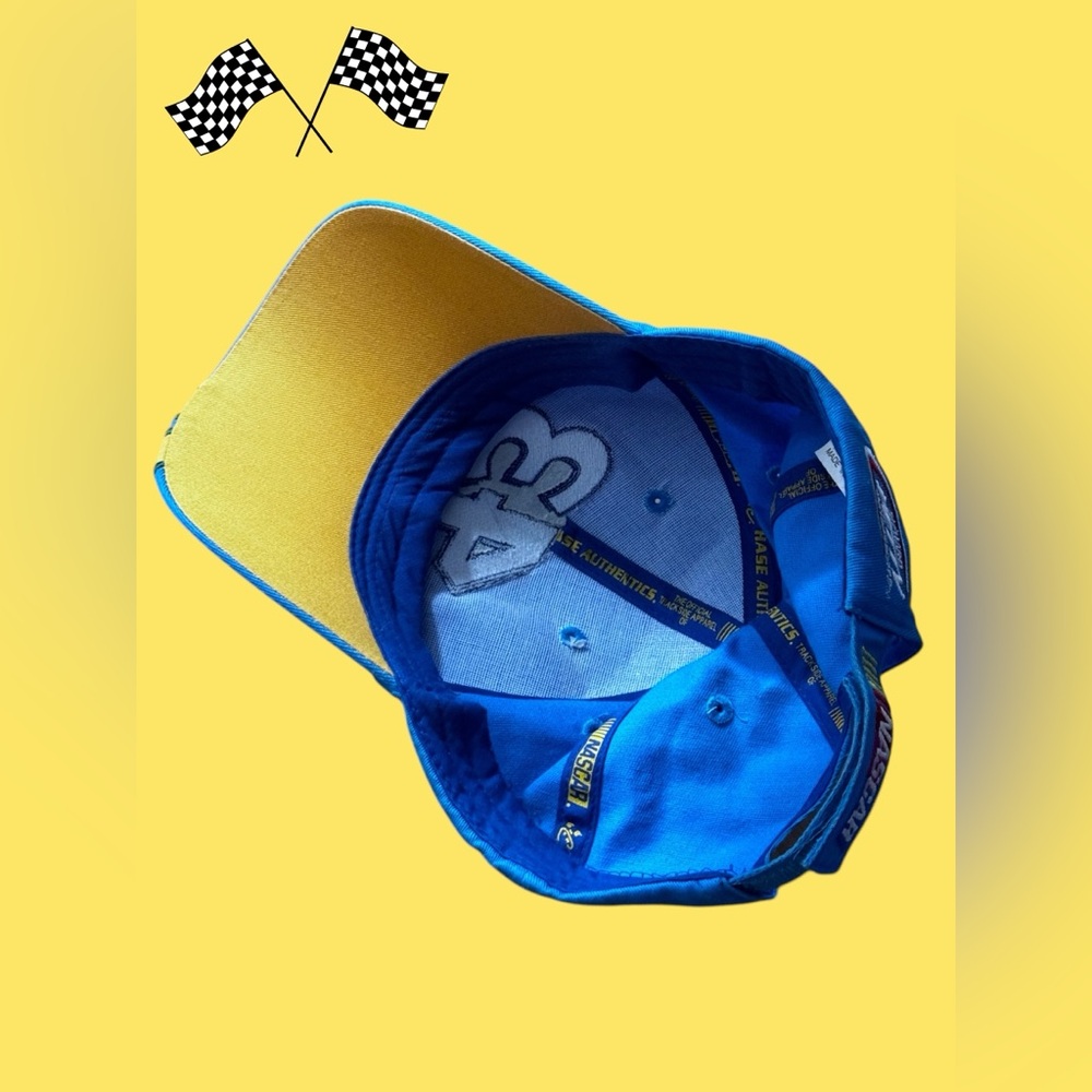 Nascar #43 Richard Petty embroidered hat blue yellow eckrich - Picture 5 of 6